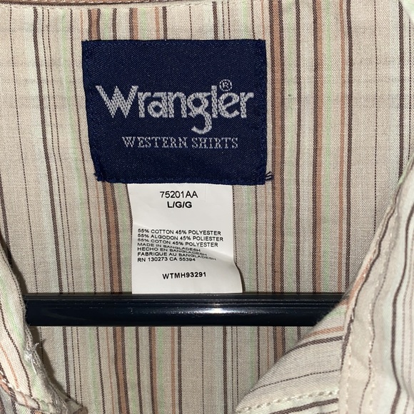 Vintage Wrangler Pearl Snap Long-sleeve - Picture 2 of 4